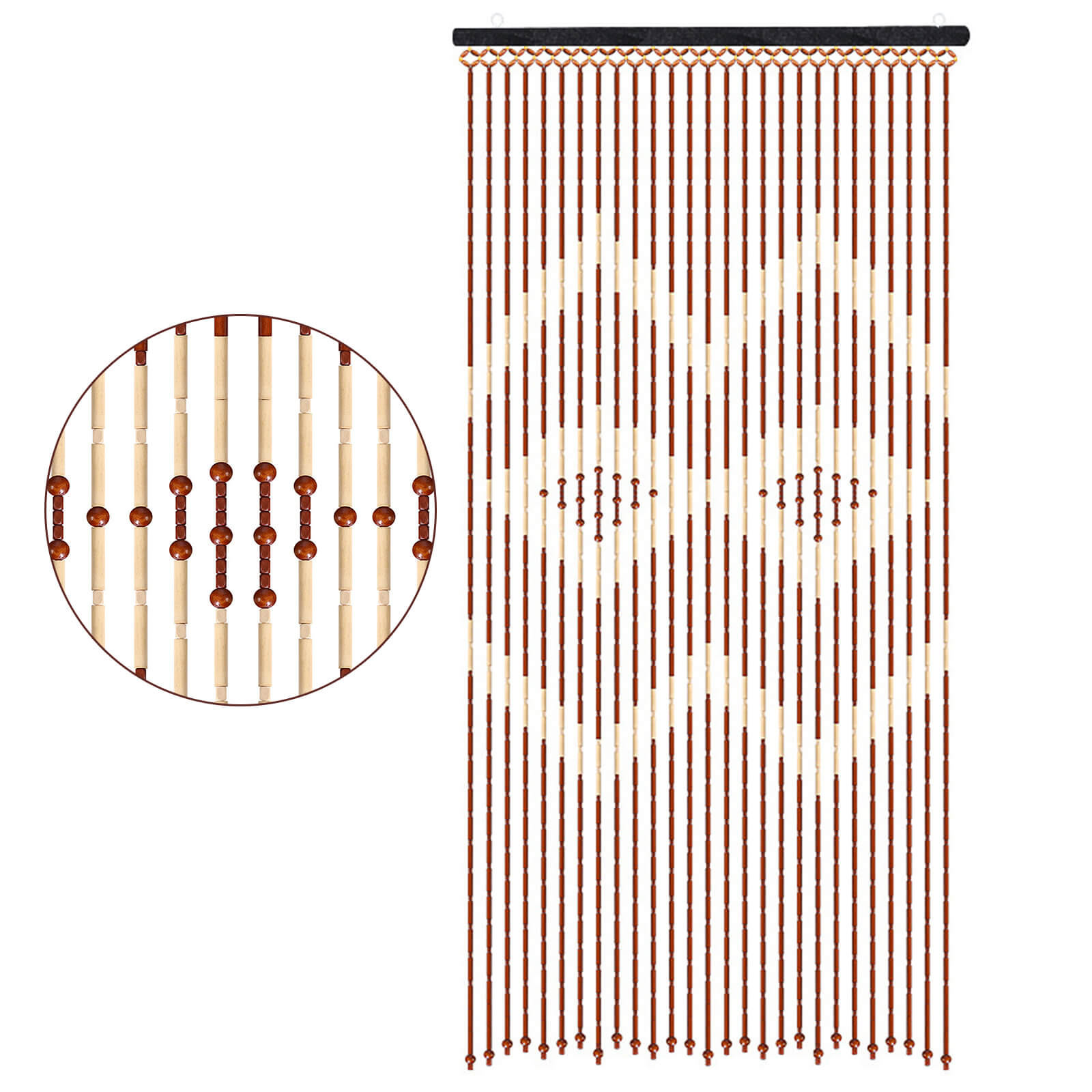 Wooden Bead Curtain - BCBMALL