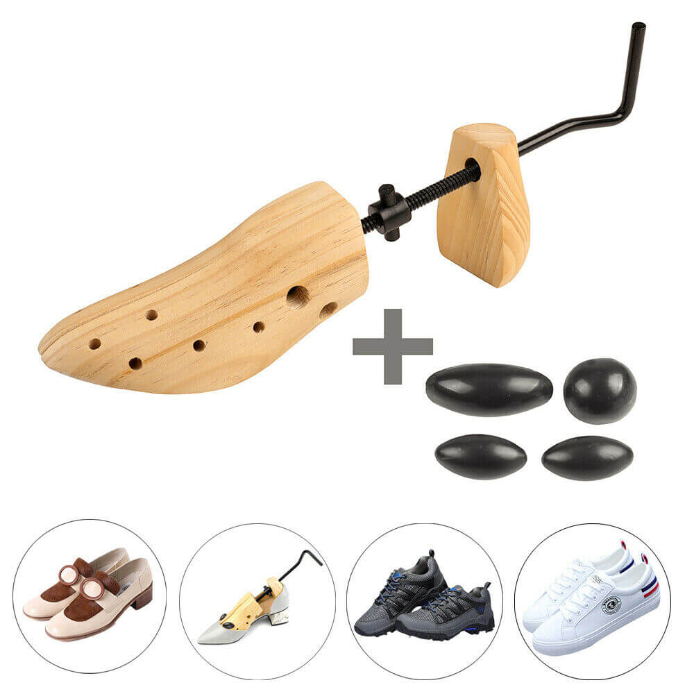 Wooden Shoe Trees Stretcher Expander - BCBMALL