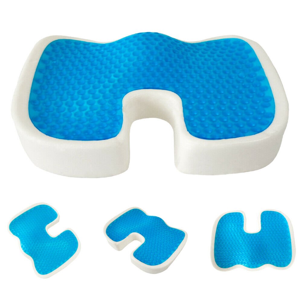 Seat Cushion Cool Gel Memory Foam Chair Pillow-3