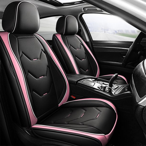 OTOEZ 5 Seat Universal Car PU Leather Seat Cover