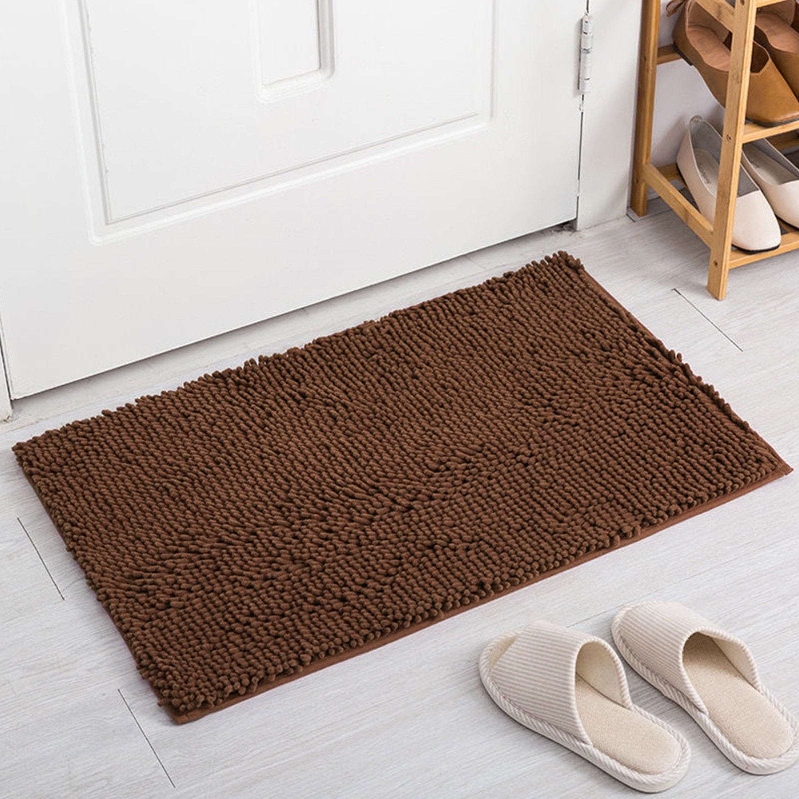 Chenille Bath Rugs Ultra Soft Washable Large Size