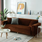 ANMINY Velvet Sofa Slipcover Stretch Couch Cover