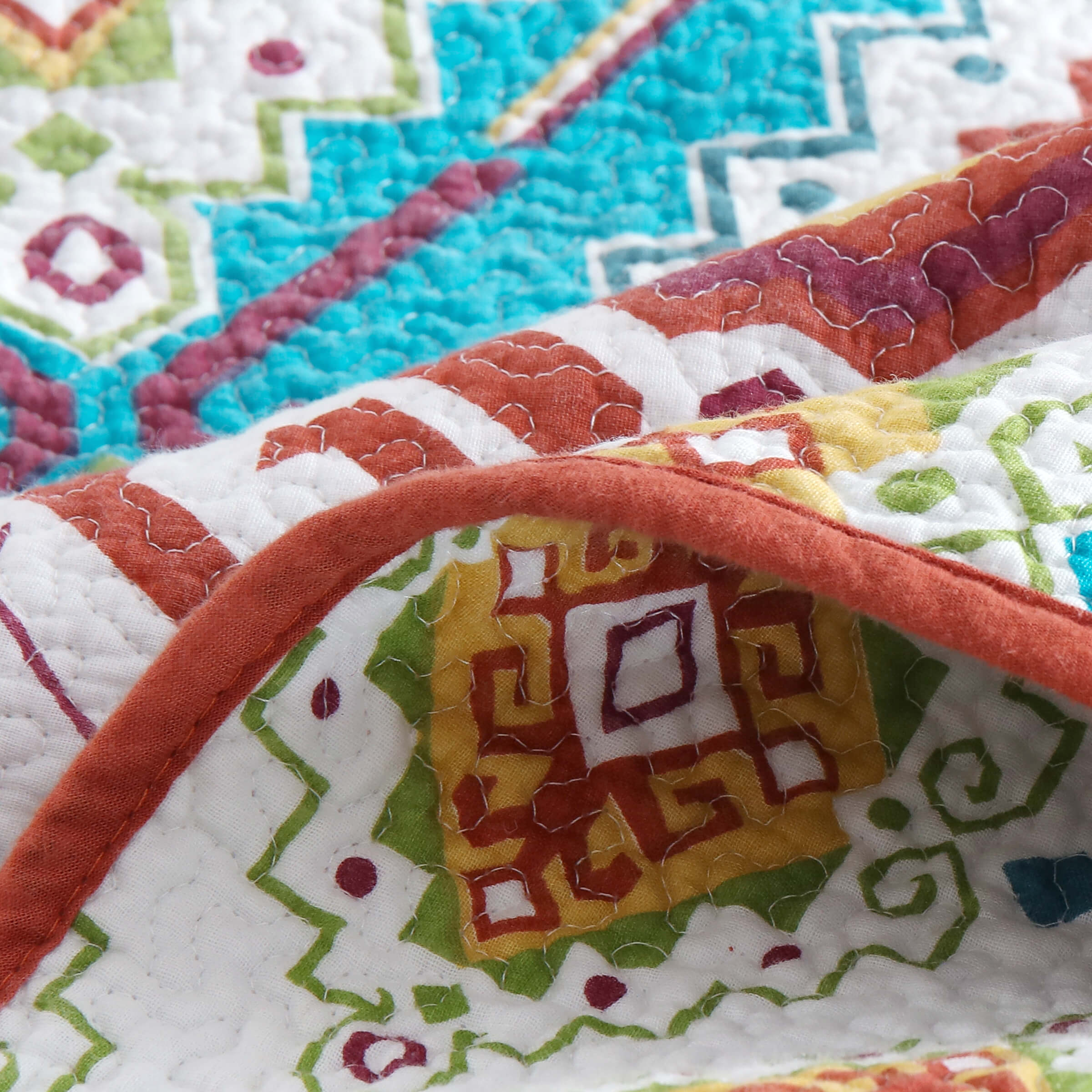 Clearance Exotic Cotton Quilt Set Reversible Bedspread Lightweight for All Season, Queen Size