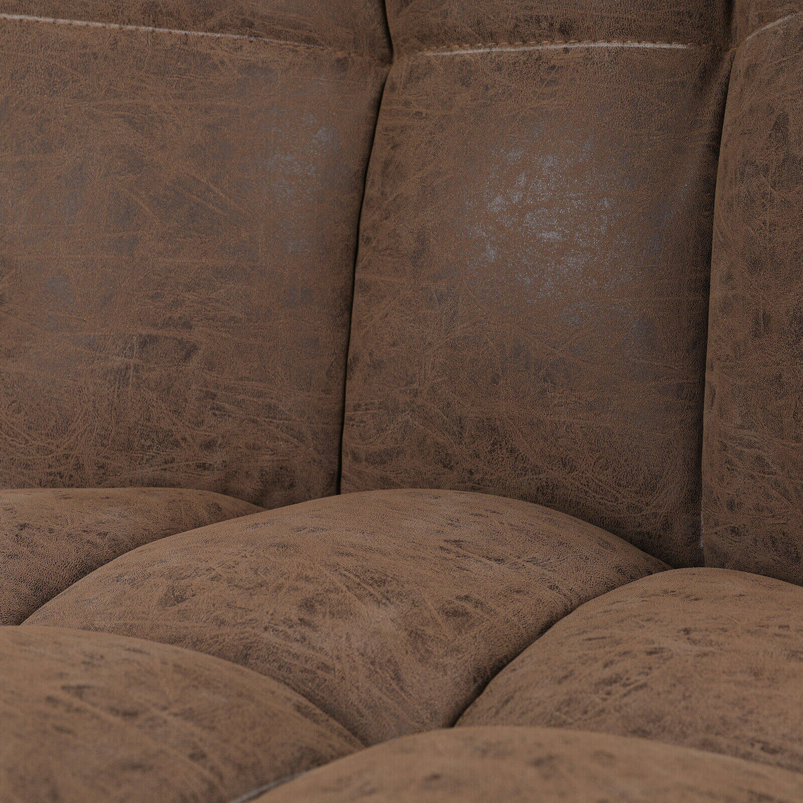 Leather Upholstered Armless Dining Chair