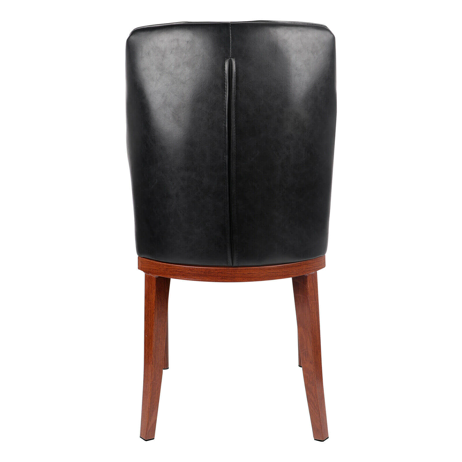Leather Upholstered Armless Dining Chair