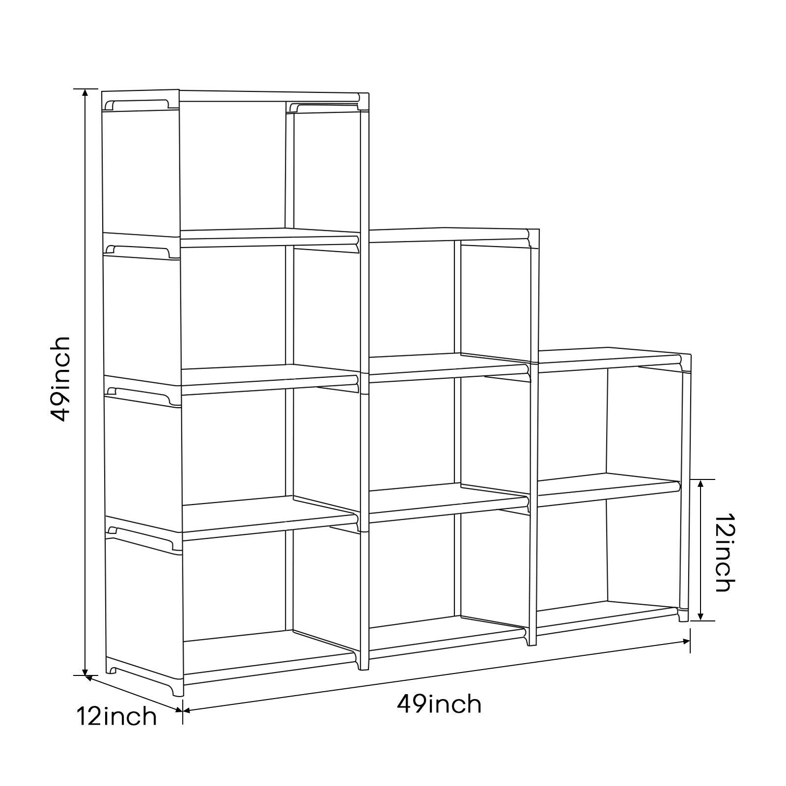 Cube Storage Shelf Rack Organizer Bookcase DIY Cabinet Home Office