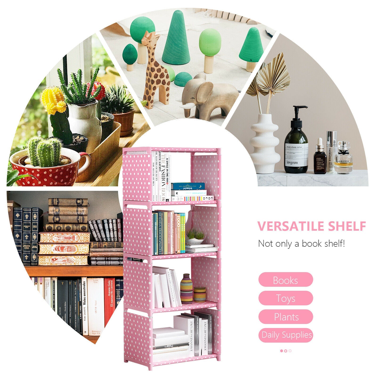 Cube Storage Shelf Rack Organizer Bookcase DIY Cabinet Home Office