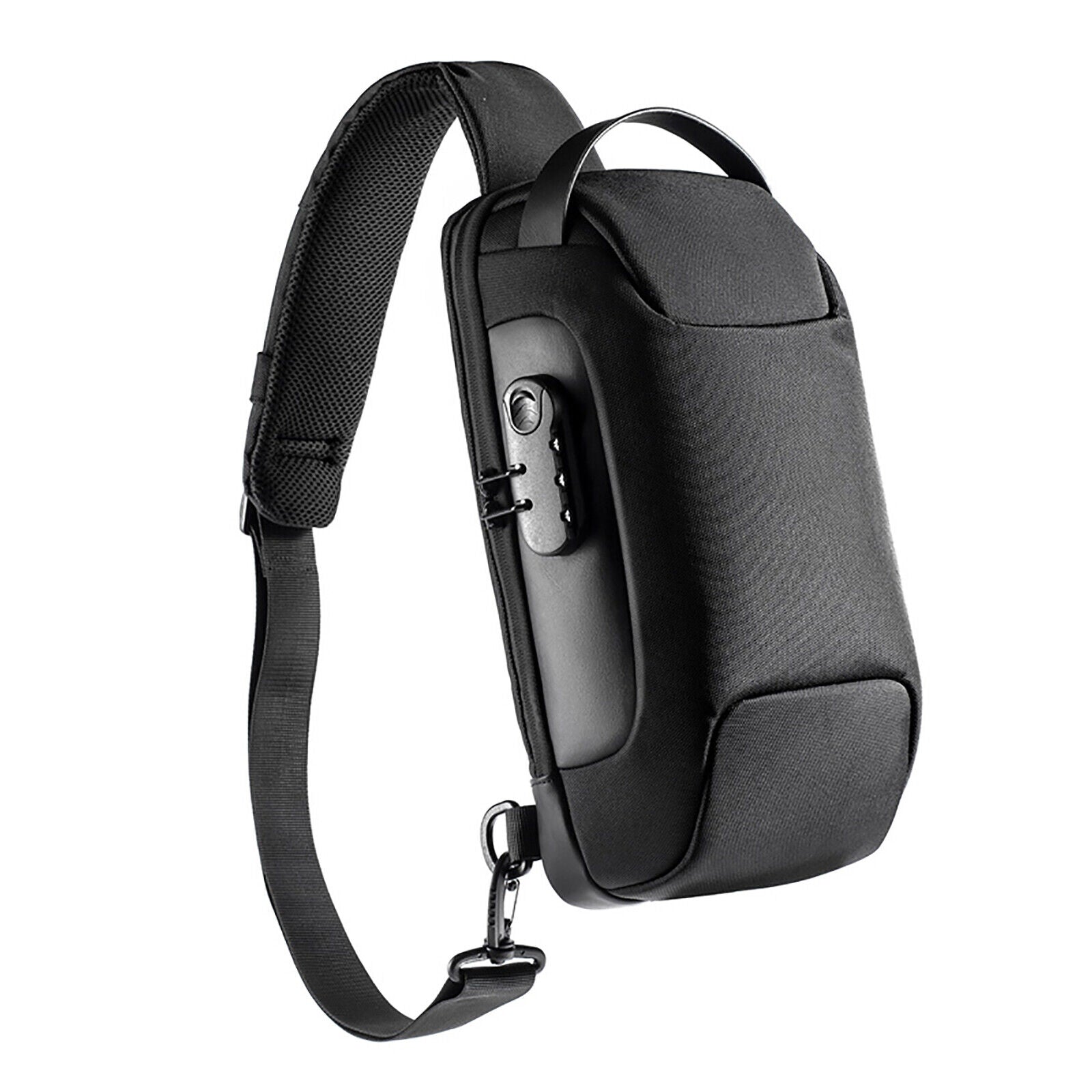 Anti Theft Sling Bag Chest Bag Crossbody Backpack w/ USB Charge Port