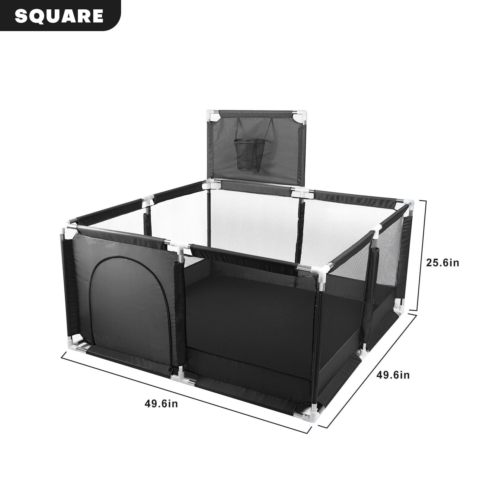 50"x50" Foldable Baby Kids Playpen Infant Play Yard Tent