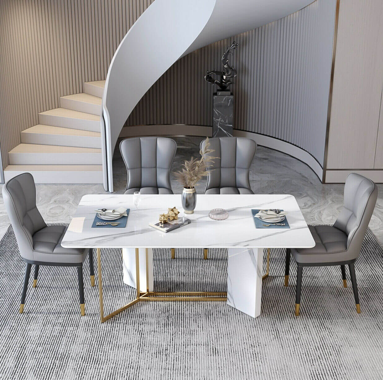 Usage of leather dining chair