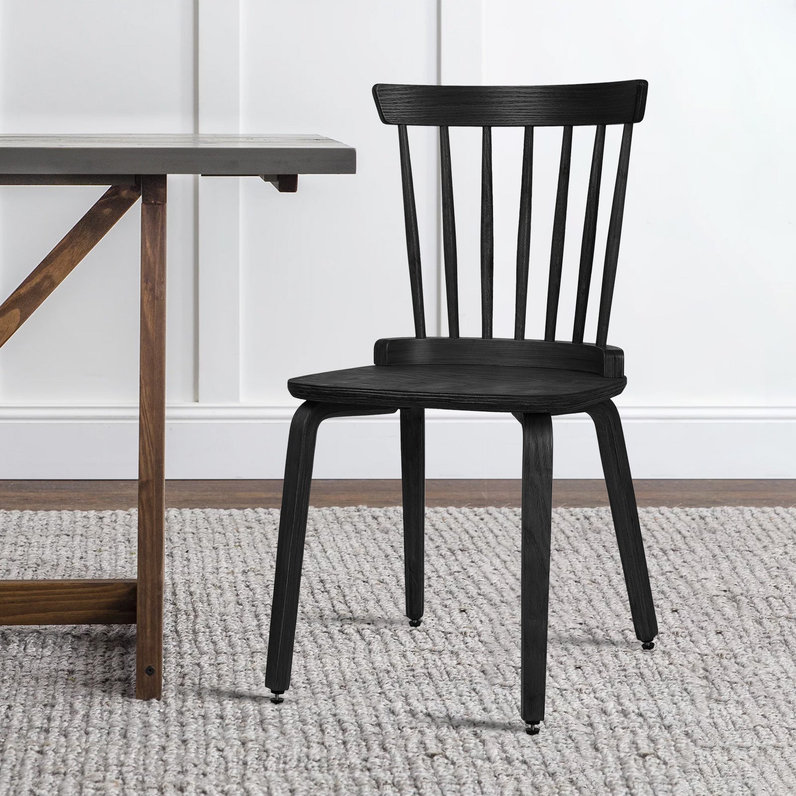 Solid Wood Dining Chair Set of 2