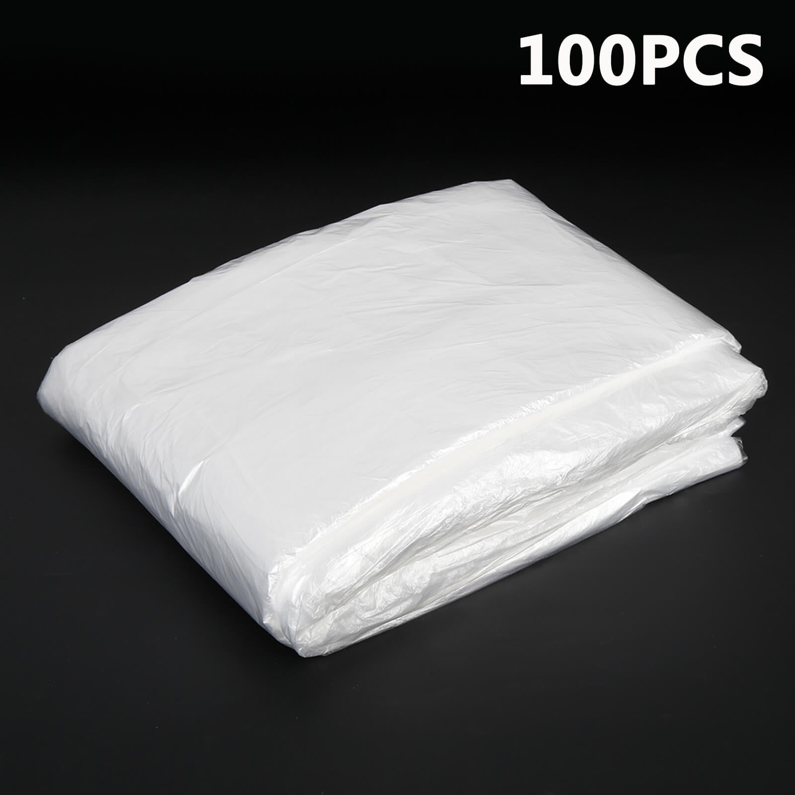 100pcs Disposable Plastic Car Seat Cover packages