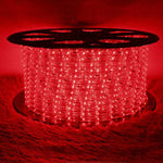 Red 110V Outdoor LED Rope Light Waterproof Strip Lighting