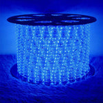 Blue 110V Outdoor LED Rope Light Waterproof Strip Lighting