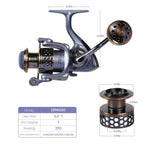 DR4000 of 22LB 5.2:1 Metal Spinning Fishing Reel