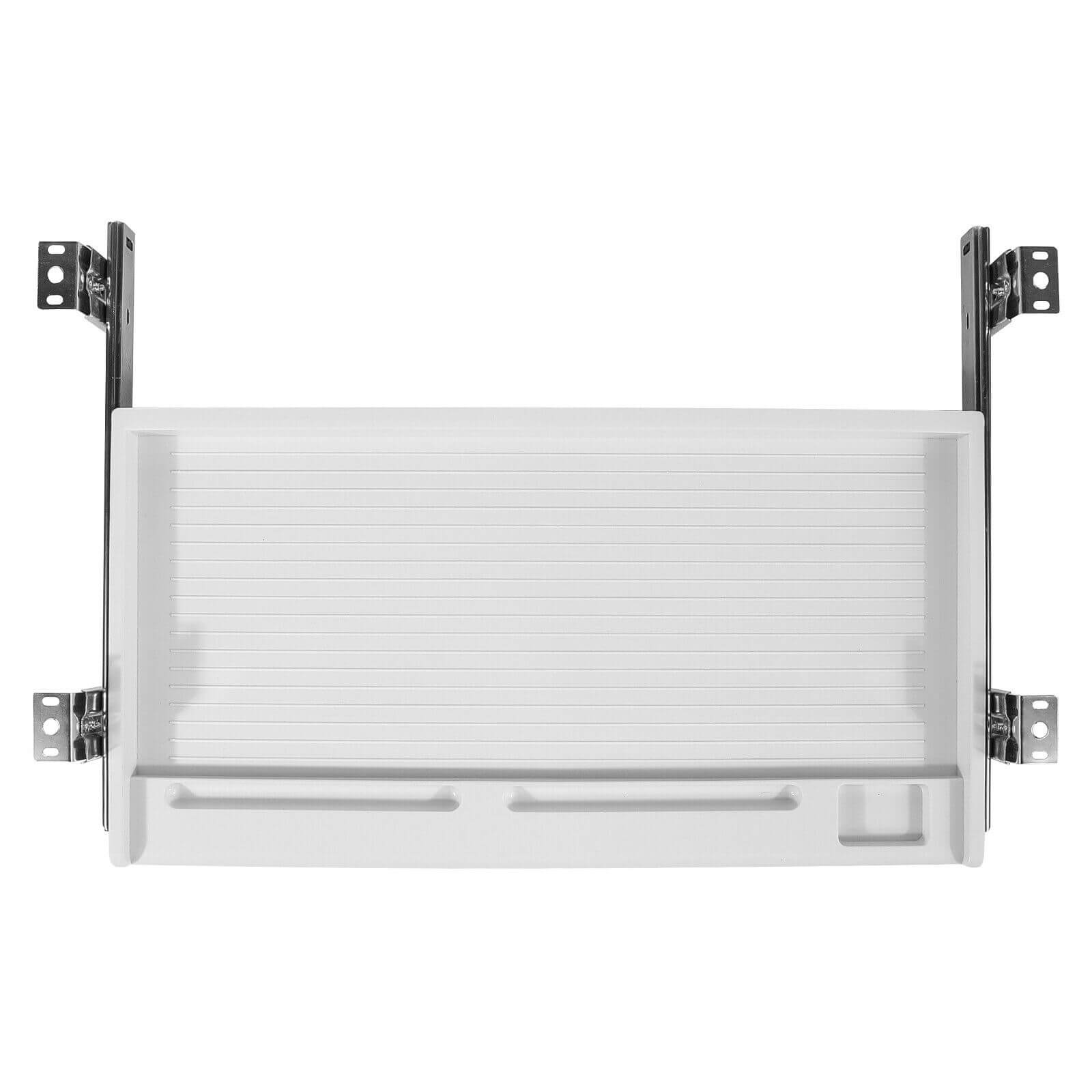 White of 22x15" Under Desk Keyboard Mouse Tray