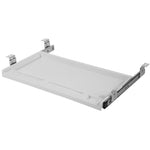 Display of White 22x15" Under Desk Keyboard Mouse Tray