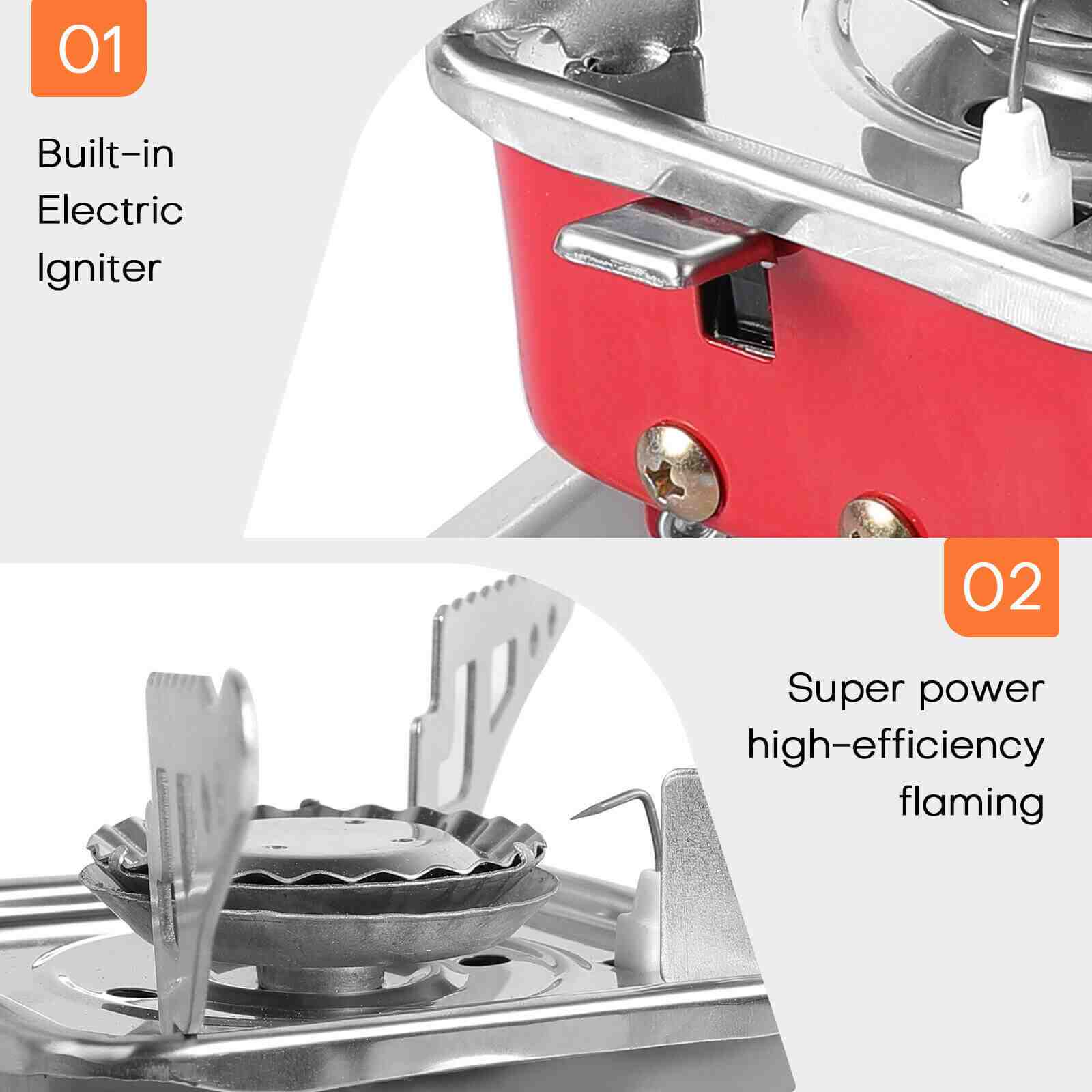 features of 2800W Portable Camping Butane Gas Stove