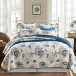 Sea 3-piece quilt bedding set