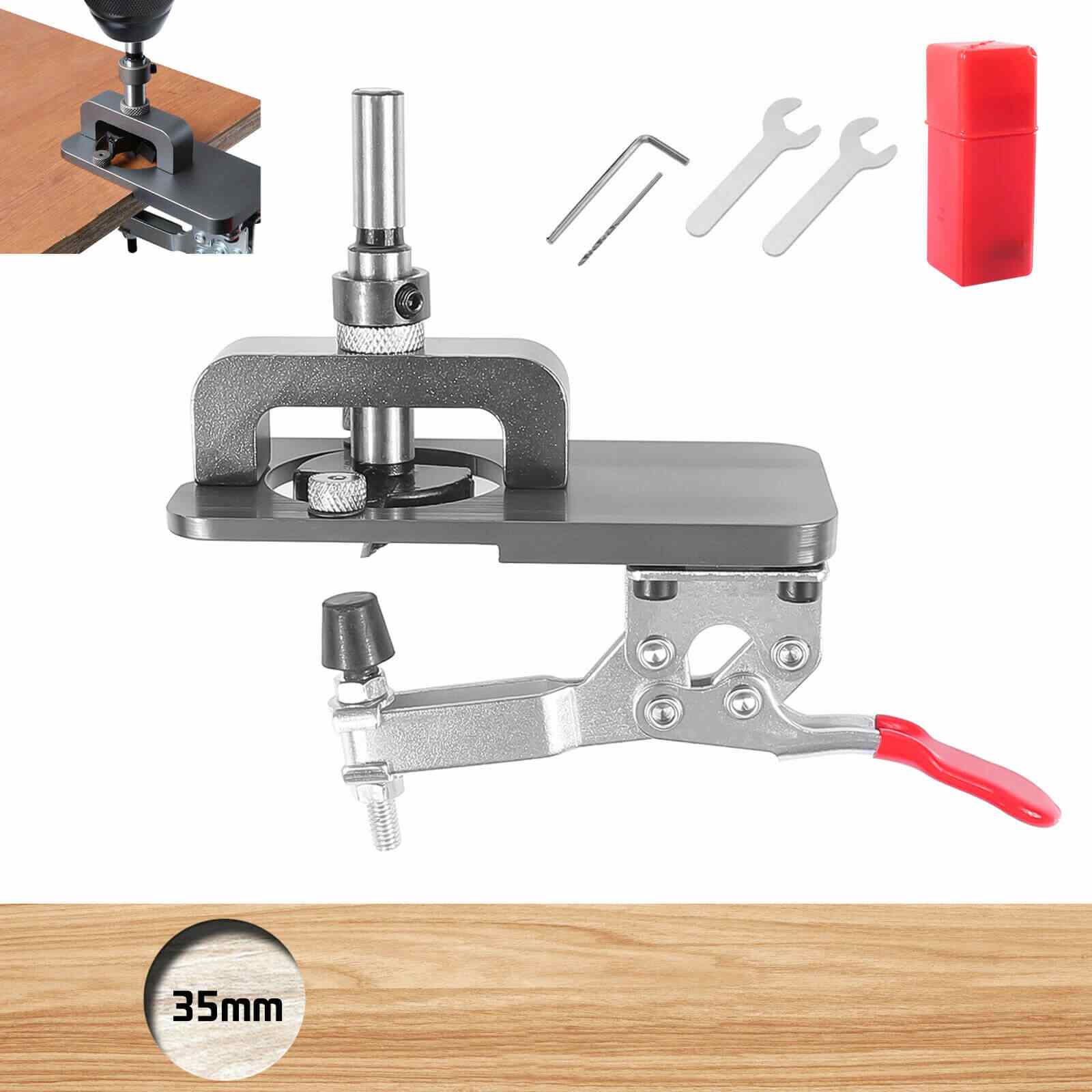 High Quality and Durable 35mm Hinge Hole Jig Punch Locator Kit