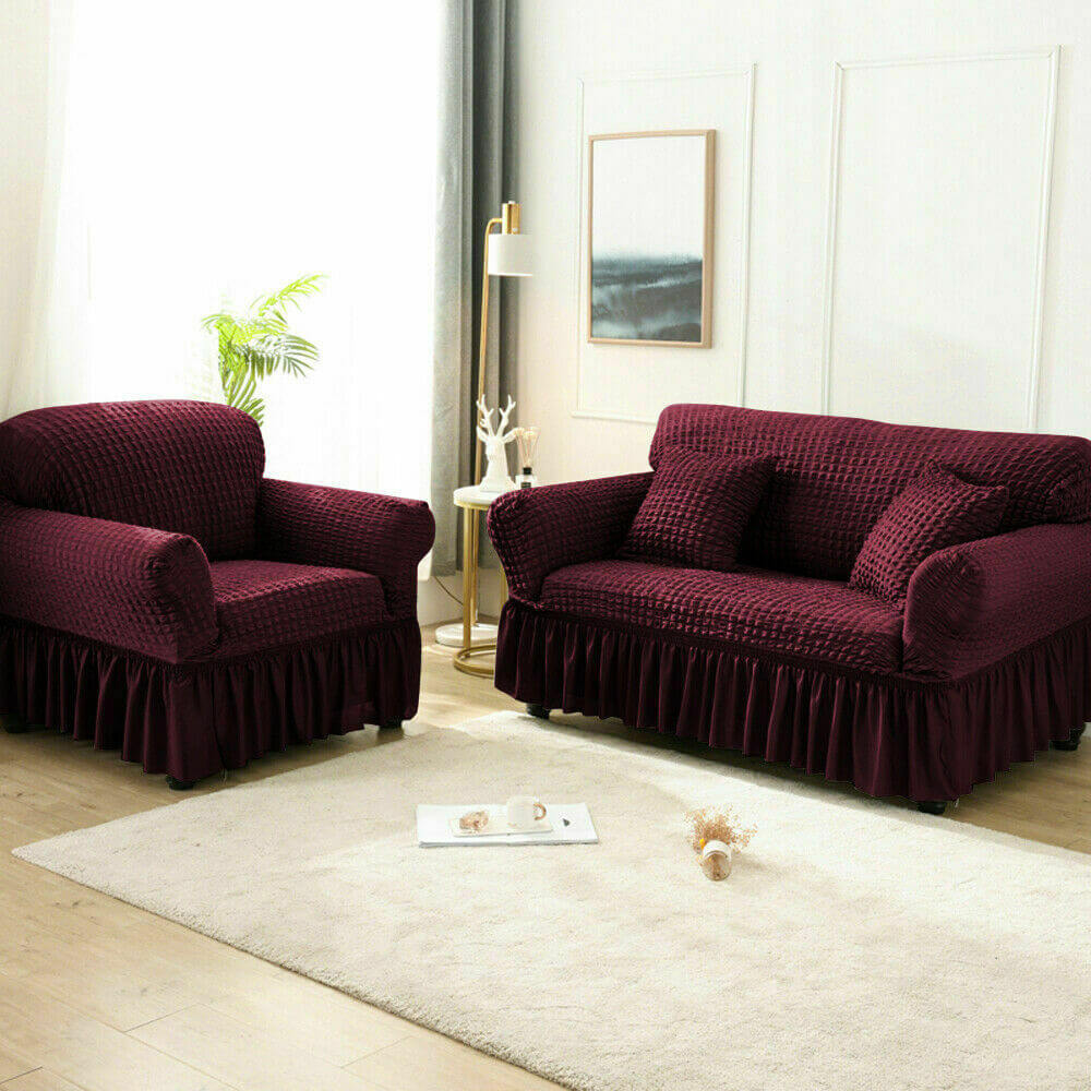 3D Universal Bubble Lattice Sofa Stretch Slipcover