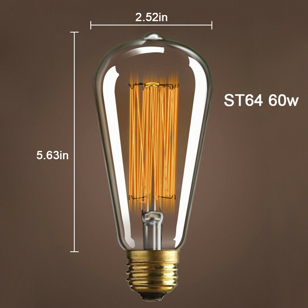 60W E26 Vintage Edison Bulbs