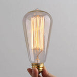 Display of 40W/60W E26 Vintage Edison Bulbs, 1/3/6Pcs