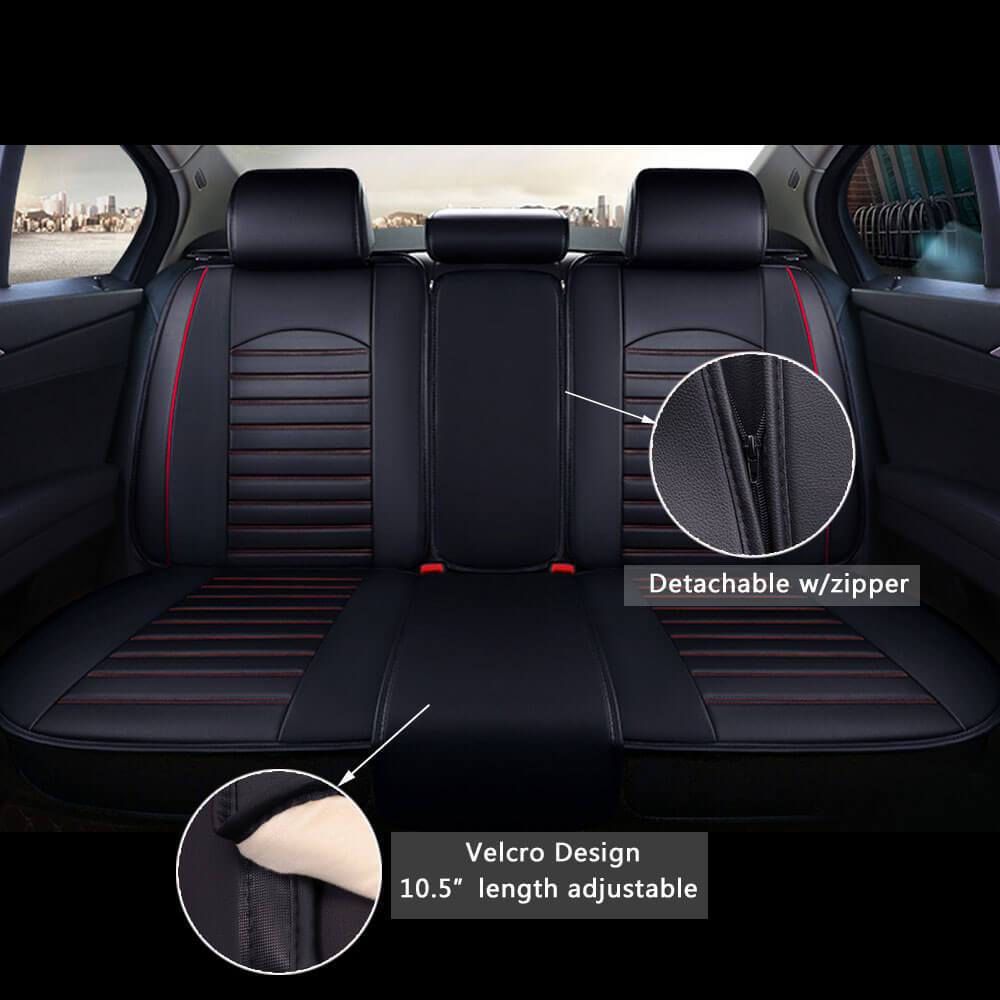 detail design of 5-Seat Car Leather Seat Covers, 3D Stereo Version