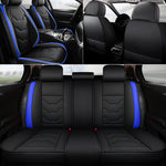 blue 5 Seat Universal Car PU Leather Seat Cover