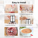 Installation of 500W 2L Kitchen Electric Meat Grinder