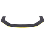 Yellow of 71" Universal Front Bumper Lip Trim to Fit