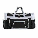 Black and White of 72L Waterproof Travel Sport Duffle Bag