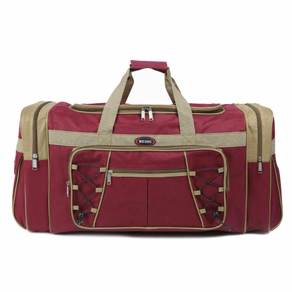 Red 72L Waterproof Travel Sport Duffle Bag