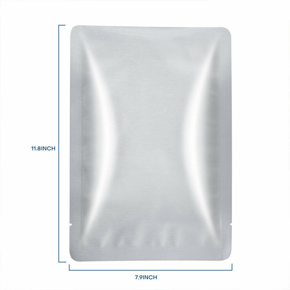 M Size of 8.7Mil Thicken Mylar Vacuum Sealer Bags, 100 Pcs