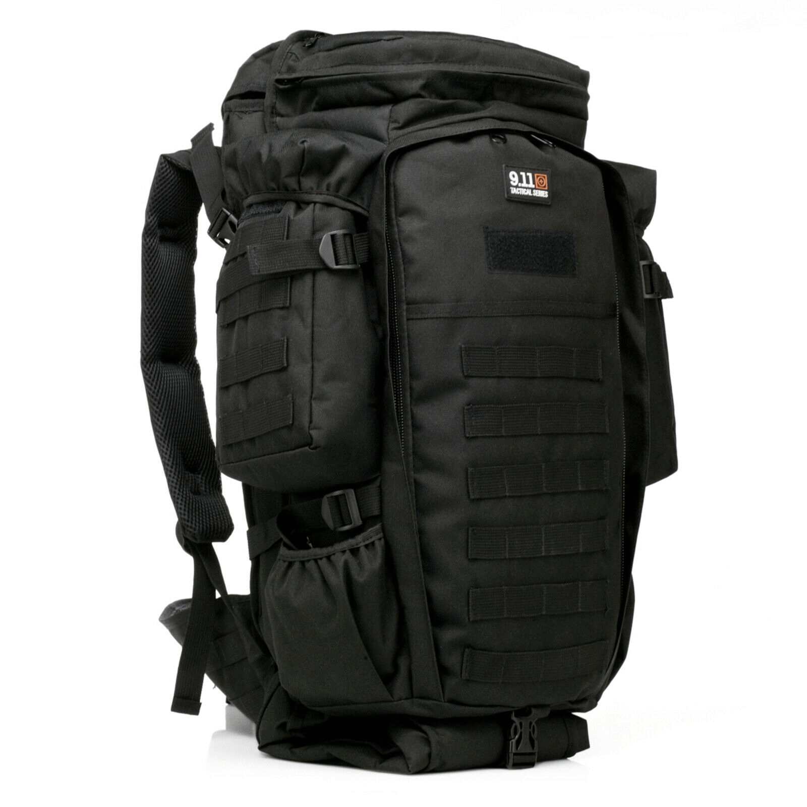 Black 911 MOLLE Tactical Backpack Waterproof Hunting Bag