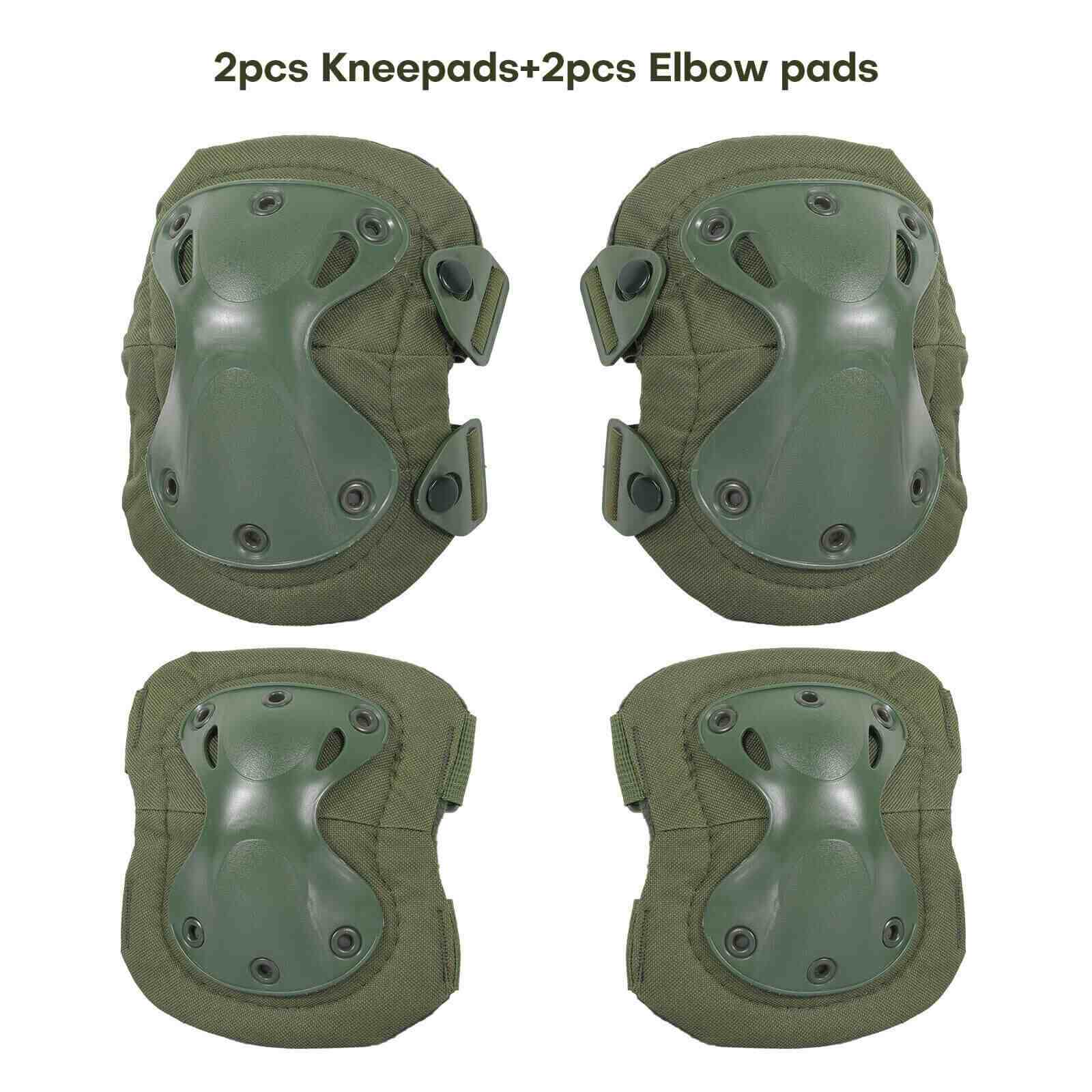 Airsoft Tactical Elbow Protective Knee Pads, 4Pcs