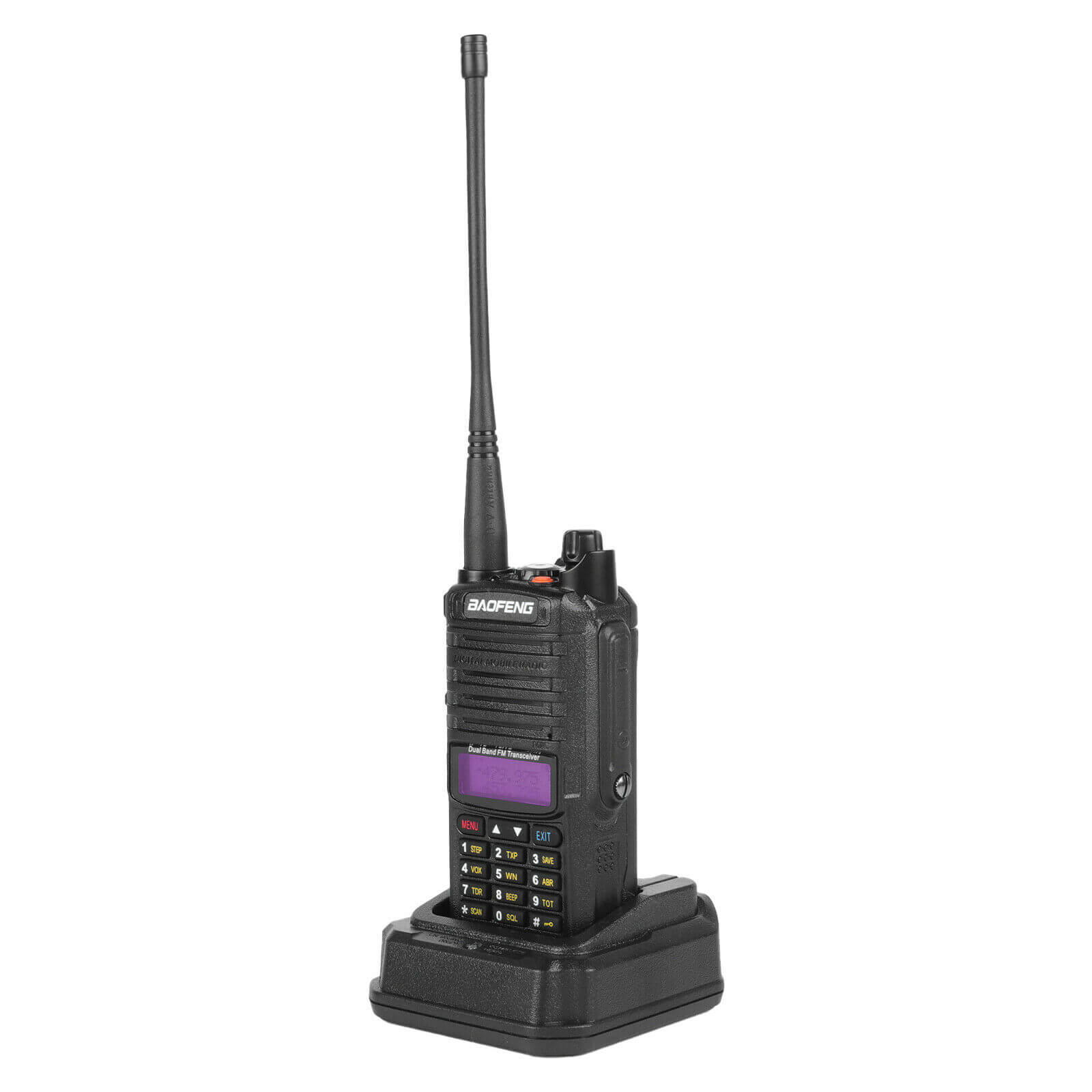 Showing of UV-9R Plus VHF UHF Walkie Talkie Dual-Band Handheld