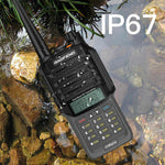 Durable UV-9R Plus VHF UHF Walkie Talkie Dual-Band Handheld