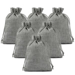 Burlap Linen Gift Bags, 25/50/100 Pcs - BCBMALL