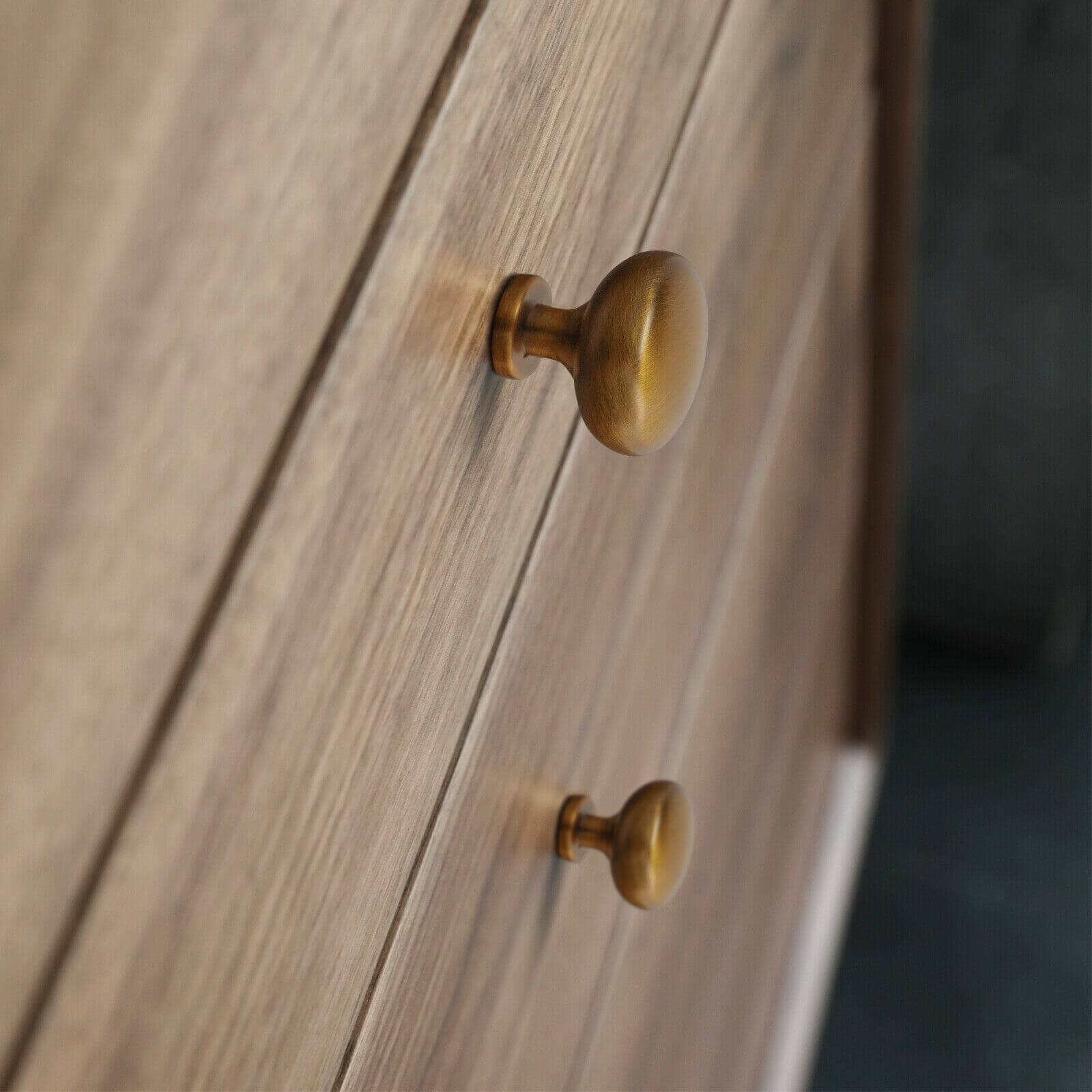 display of Cabinet Knobs Round Brushed Handles