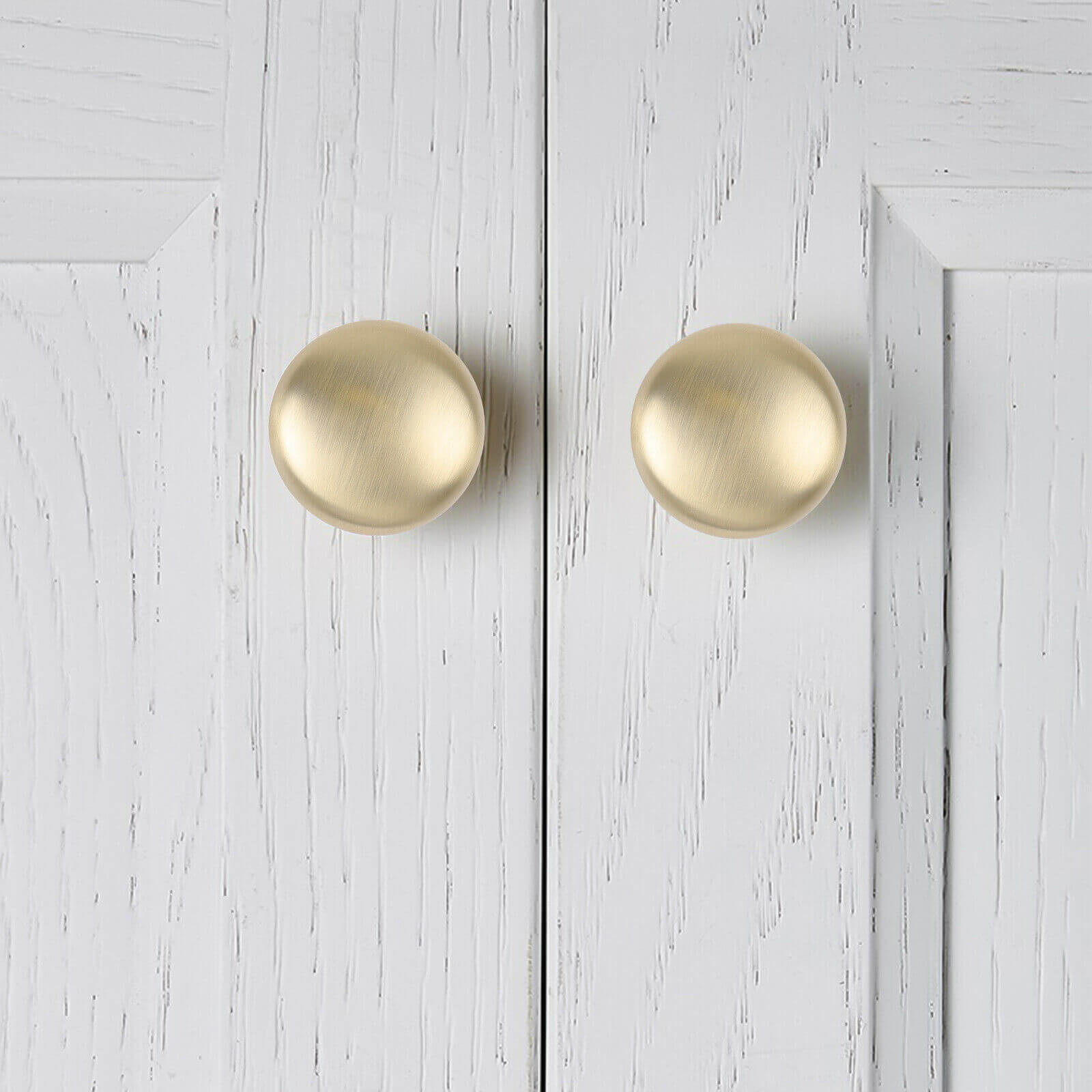 showing of Cabinet Knobs Round Brushed Handles