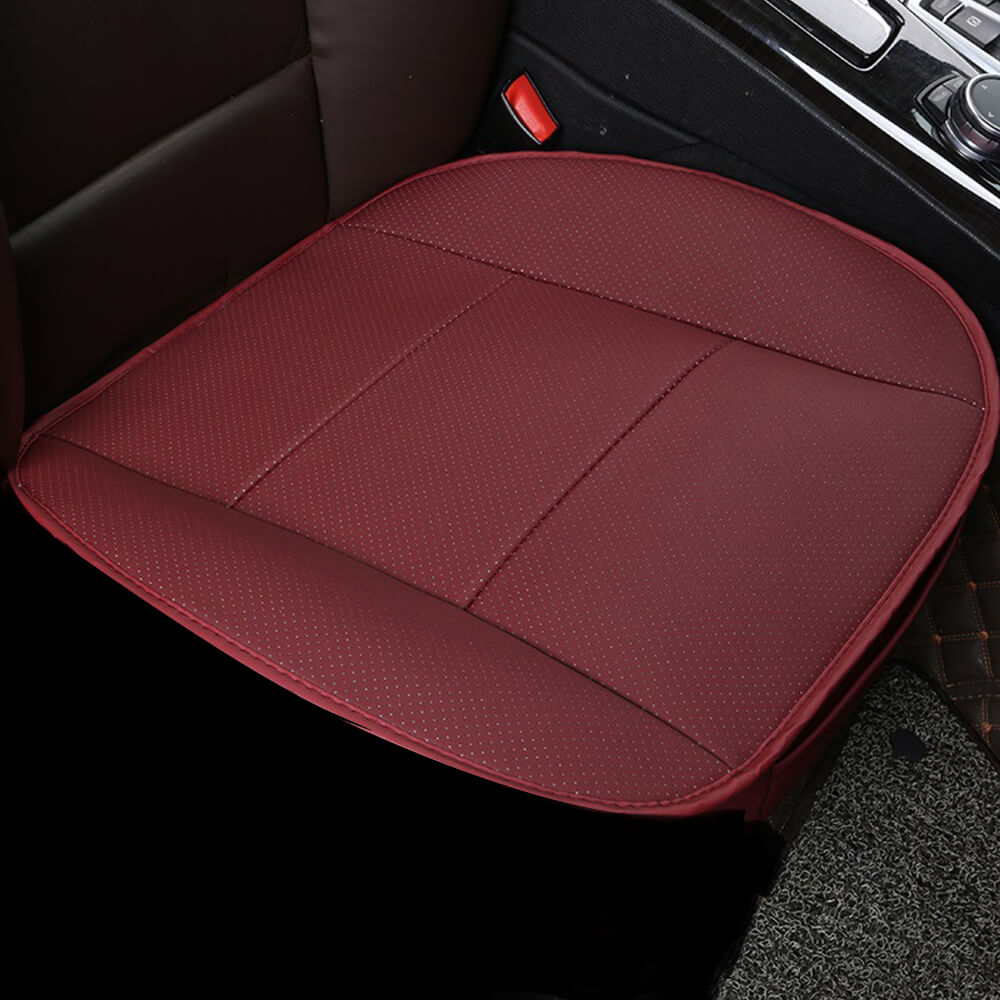 red Car Front Seat Cushion, Half Surround