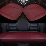 display of red Car Front Seat Cushion, Half Surround