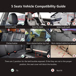 compatibility guide of 5 Seat Car PU Leather Seat Cover