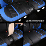 Car seat cover features