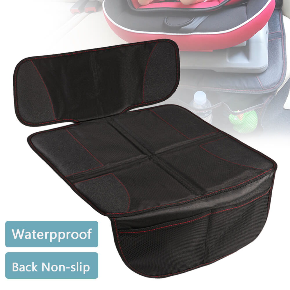 Waterproof and non-slip Car Seat Protector Back Seat Organizer Kick Mat Cover