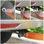 Car Tow Rope Cable Towing Strap Hooks - BCBMALL