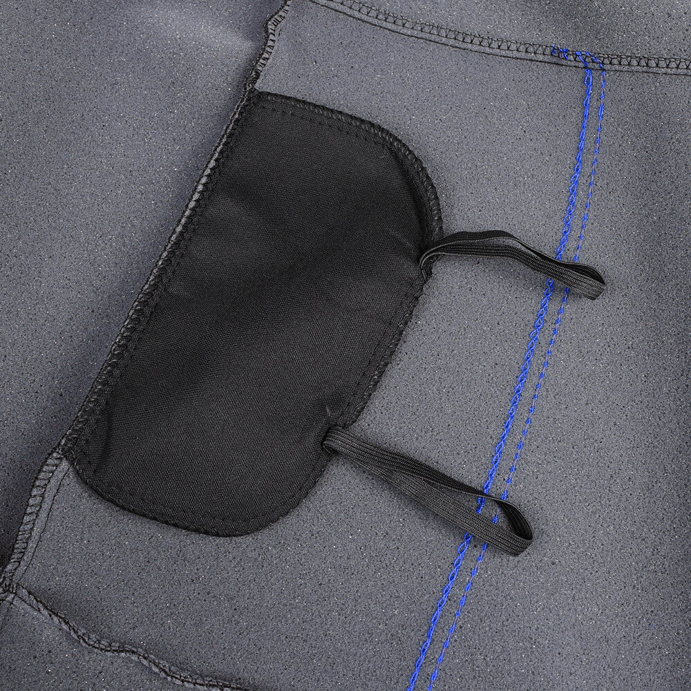 inside of Universal Cloth Seat Cover with Steering Wheel Cover