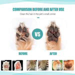 using before and after of Cordless Small Dog Grooming Clipper