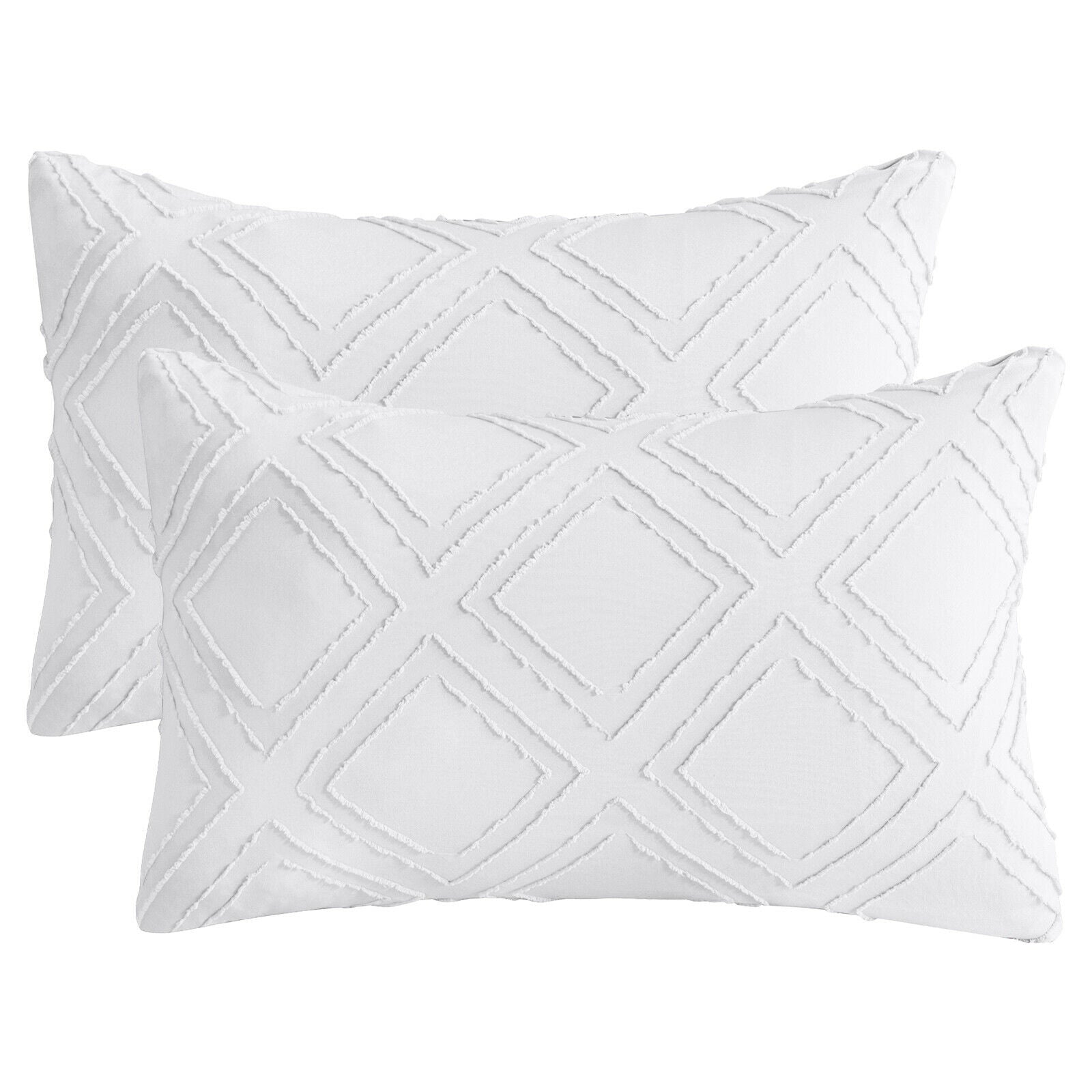 Cushion Cover Pillowcase, 2pcs white